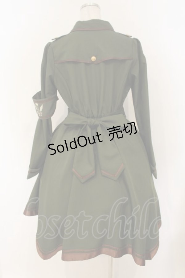 画像4: Amavel / Valiant Knight ヘムラインワンピース F カーキグリーン O-26-01-26-018-CA-OP-OW-OS (4)