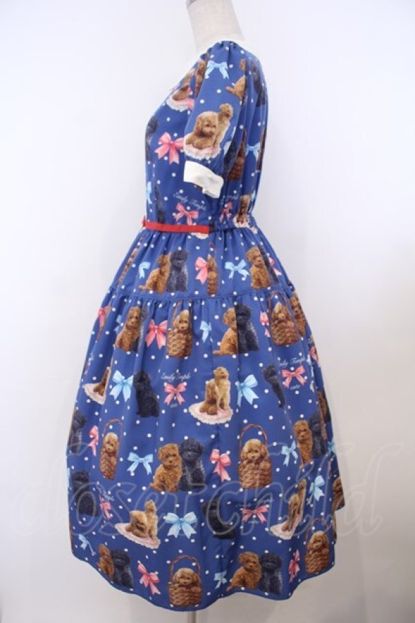 画像4: Emily Temple cute / Toy Poodleワンピース  ネイビー O-26-01-27-030-ET-OP-IG-OS (4)