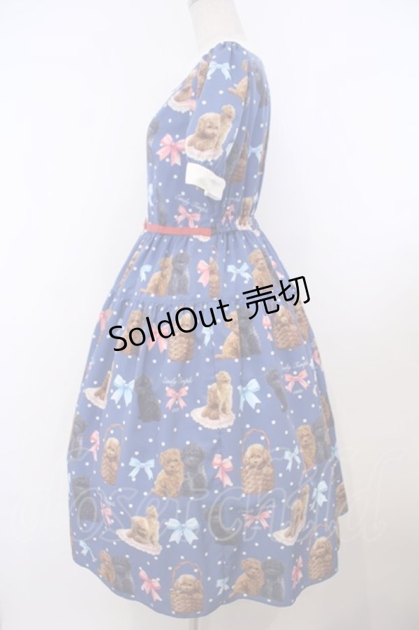 画像4: Emily Temple cute / Toy Poodleワンピース  ネイビー O-26-01-27-030-ET-OP-IG-OS (4)