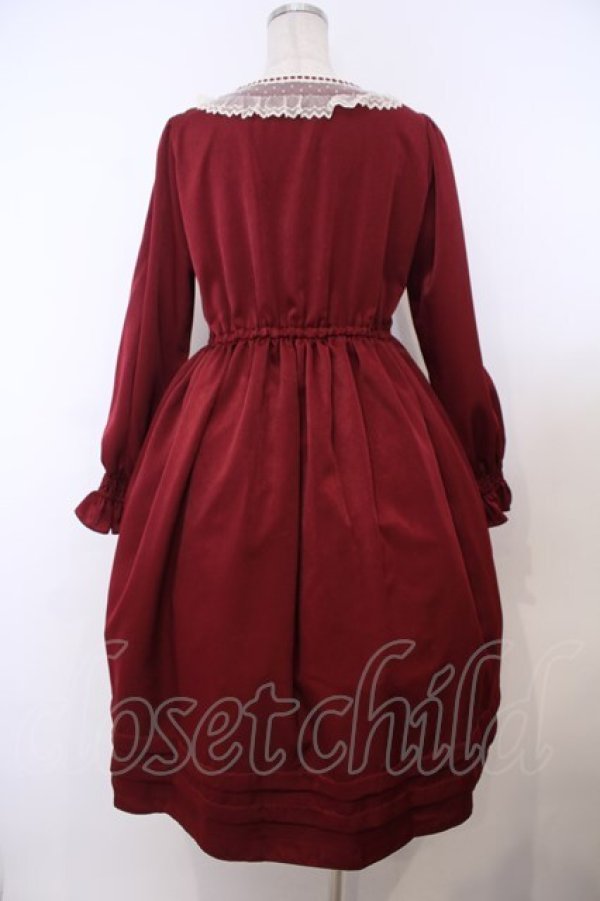 画像5: Melody BasKet / ヴィーナスエードワンピース  ワイン O-26-01-27-031-LO-OP-IG-OS (5)