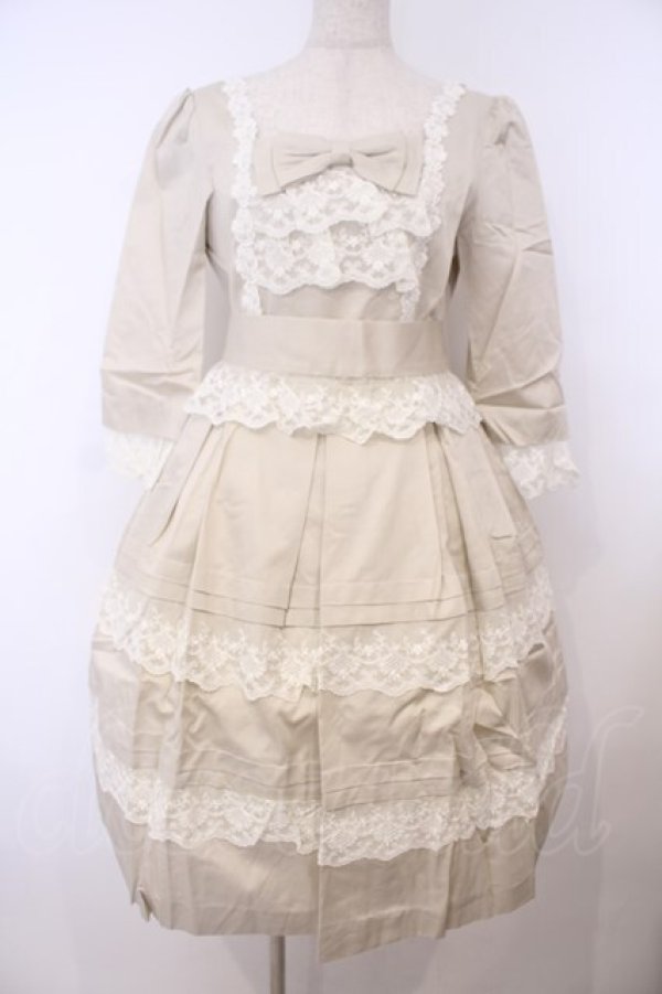 画像1: Juliette et Justine / Le Decor de Ruban〜ル　デコール　ドゥ　リュバン〜ワンピース 2 ベージュ O-26-01-27-033-CL-OP-OW-OS (1)