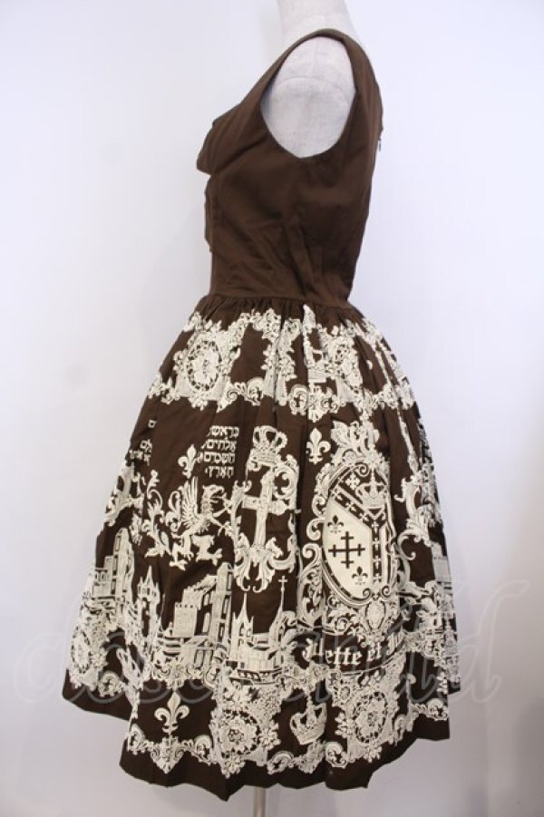 画像4: Juliette et Justine / アンプラント デュ ラ ジュネーズ ローブ　ジャンパースカート 1 ブラウン O-26-01-27-034-CL-OP-OW-OS (4)