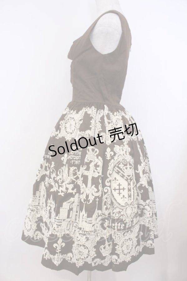 画像4: Juliette et Justine / アンプラント デュ ラ ジュネーズ ローブ　ジャンパースカート 1 ブラウン O-26-01-27-034-CL-OP-OW-OS (4)