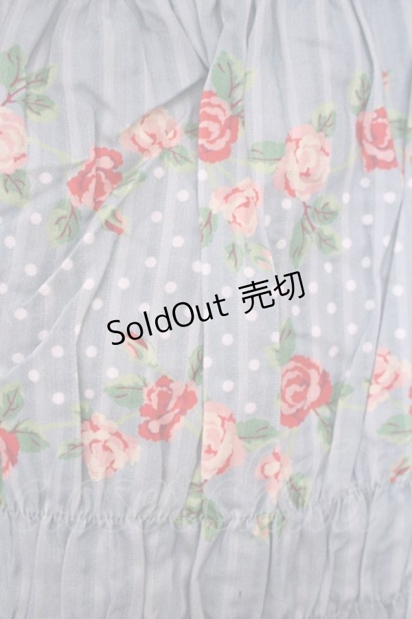 画像2: Juliette et Justine / La Piece du Petit Creature 〜ラ ピエース デュ プティ　クレアトゥール〜ブラウス 2 ブルーグリーン O-26-01-27-035-CL-TO-OW-OS (2)