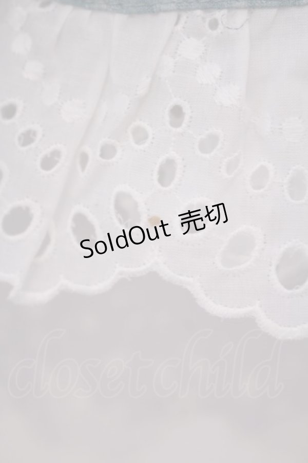 画像4: Juliette et Justine / La Piece du Petit Creature 〜ラ ピエース デュ プティ　クレアトゥール〜ブラウス 2 ブルーグリーン O-26-01-27-035-CL-TO-OW-OS (4)