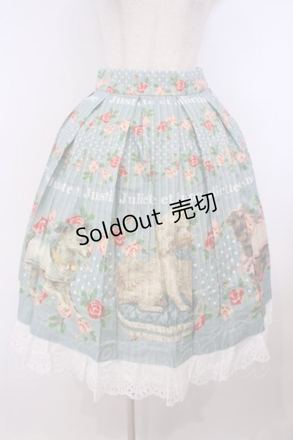 画像1: Juliette et Justine / La Piece du Petit Creature〜ラ ピエース デュ プティ クレアテュール〜スカート 2 ブルーグリーン O-26-01-27-037-CL-SK-OW-OS (1)