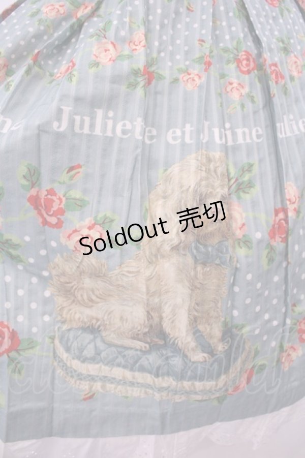 画像2: Juliette et Justine / La Piece du Petit Creature〜ラ ピエース デュ プティ クレアテュール〜スカート 2 ブルーグリーン O-26-01-27-037-CL-SK-OW-OS (2)