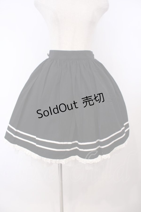 画像1: metamorphose / プレーンセーラースカート  クロ O-26-01-27-039-ME-SK-OW-OS (1)