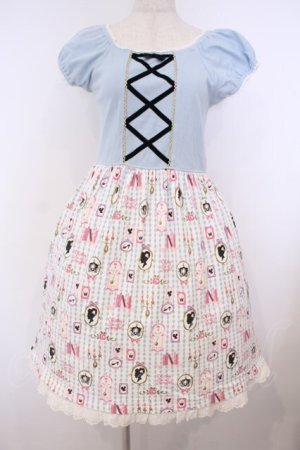 画像: Shirley Temple / シンデレラptカットワンピース 160cm サックス O-26-01-27-040-ET-OP-OW-OS