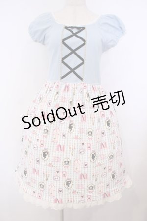 画像: Shirley Temple / シンデレラptカットワンピース 160cm サックス O-26-01-27-040-ET-OP-OW-OS