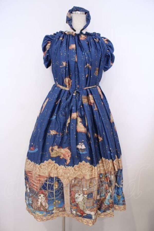 画像1: little roe deer / 星の航路Aラインジャンパースカート 1 コン O-26-01-27-042-LO-OP-OW-OS (1)