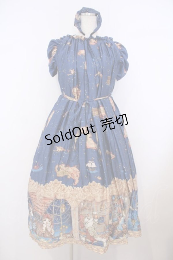 画像1: little roe deer / 星の航路Aラインジャンパースカート 1 コン O-26-01-27-042-LO-OP-OW-OS (1)