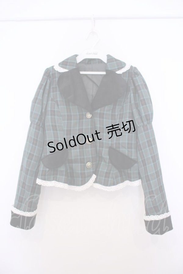 画像1: Eri Aino's collaboration / シャーロットの水曜日 ジャケット M グリーン O-26-01-27-045-LO-JA-IG-OS (1)