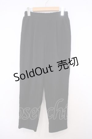 画像: axes femme / タックパンツ  クロ O-26-01-27-046-AX-PA-IG-OS