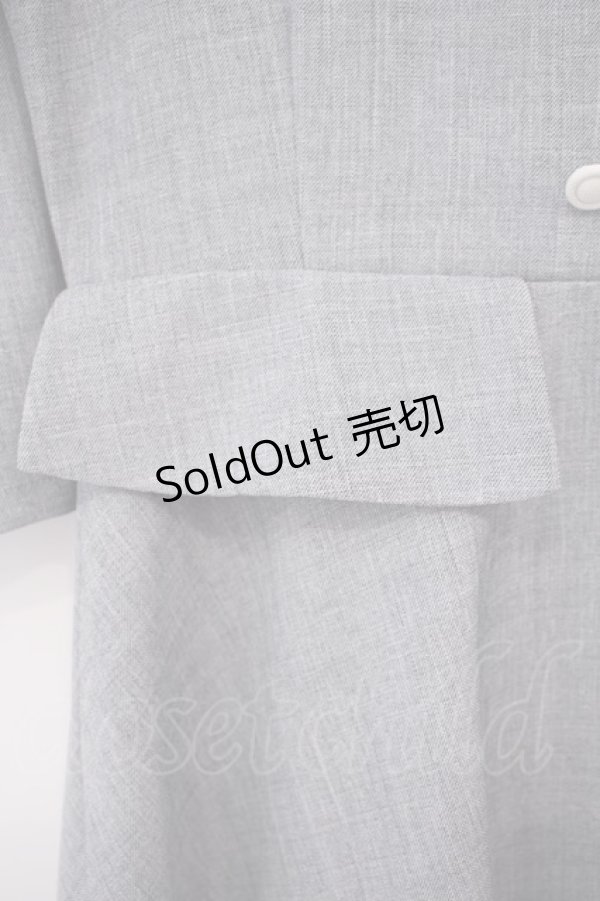 画像3: an another angelus / ビッグカラークレリックワンピース  グレー O-26-01-27-047-CA-OP-IG-OS (3)