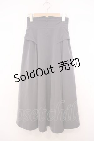 画像: an another angelus / コルセット風サイドタックスカート  グレー O-26-01-27-048-CA-SK-IG-OS