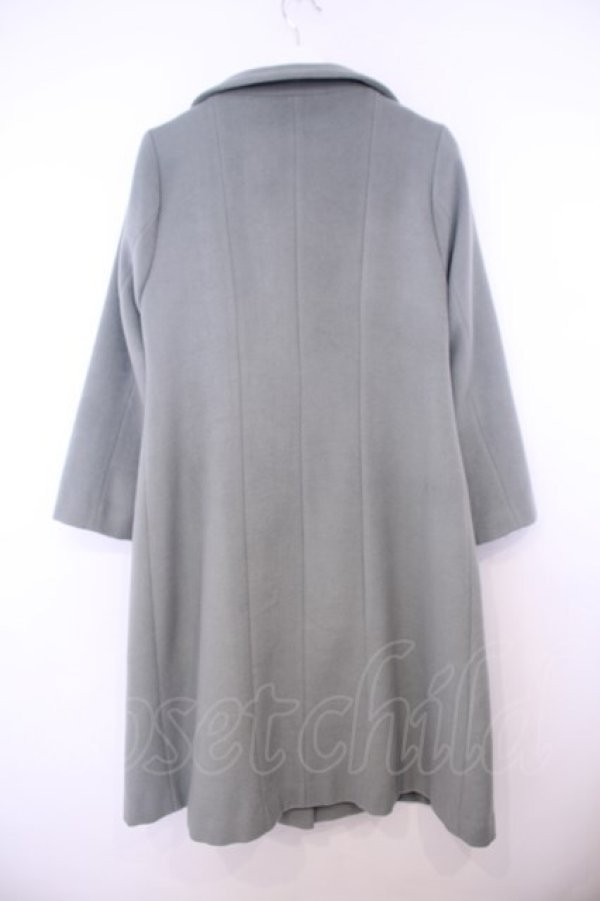 画像3: an another angelus / ローズプリント釦レトロカラーコート  グリーン O-26-01-27-049-CA-CO-IG-OS (3)