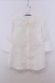 画像1: an another angelus / チュールリボンタイ5分袖シャツ【洗える】  シロ O-26-01-27-051-CA-BL-IG-OS (1)