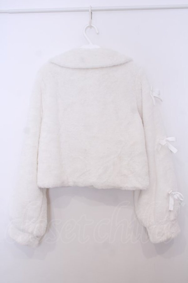 画像4: Honey Cinnamon / 2023 HAPPY BAGファーショートコート F シロ O-26-01-27-056-LO-CO-OW-OS (4)