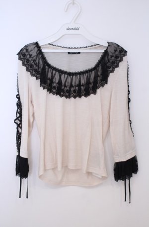 画像: abilletage / レジェールカットソー  クリームブラック O-26-01-27-1001-GO-TO-OW-OS