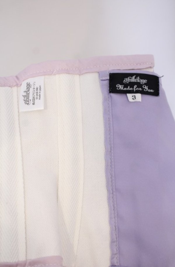 画像6: abilletage / バタフライモチーフミニショートコルセット 3 ラベンダー O-26-01-27-1005-GO-TO-OW-OS (6)