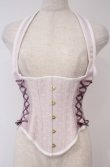 画像1: abilletage / セレクトリボンサイドレースアップチロルコルセット 3 ラベンダー×パープル O-26-01-27-1006-GO-TO-OW-OS (1)