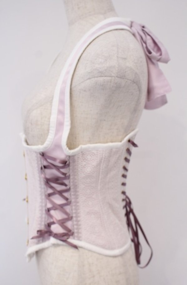 画像3: abilletage / セレクトリボンサイドレースアップチロルコルセット 3 ラベンダー×パープル O-26-01-27-1006-GO-TO-OW-OS (3)