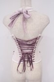 画像4: abilletage / セレクトリボンサイドレースアップチロルコルセット 3 ラベンダー×パープル O-26-01-27-1006-GO-TO-OW-OS (4)