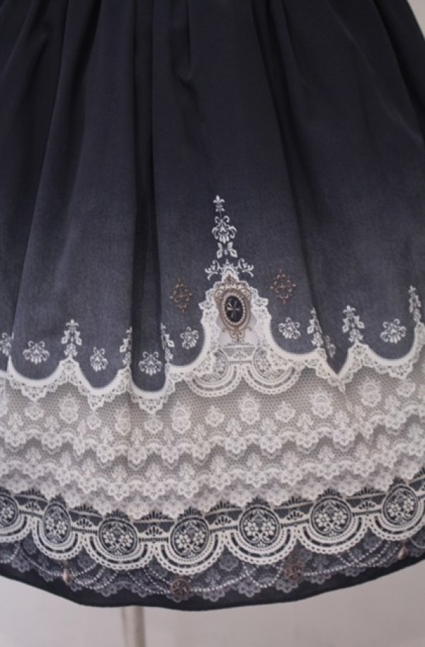 画像2: abilletage / グラデーションレーススカート  ブラック系 O-26-01-27-1008-GO-SK-IG-OS (2)