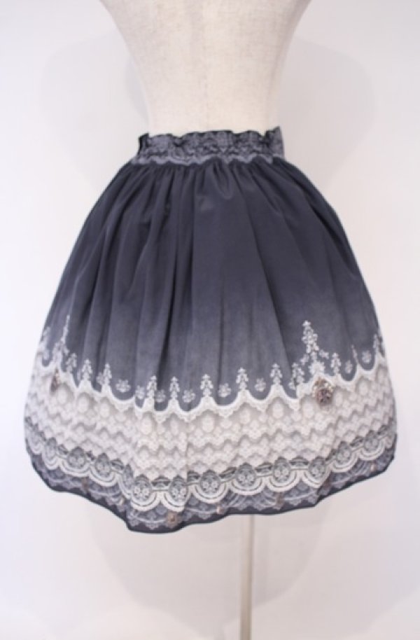 画像4: abilletage / グラデーションレーススカート  ブラック系 O-26-01-27-1008-GO-SK-IG-OS (4)