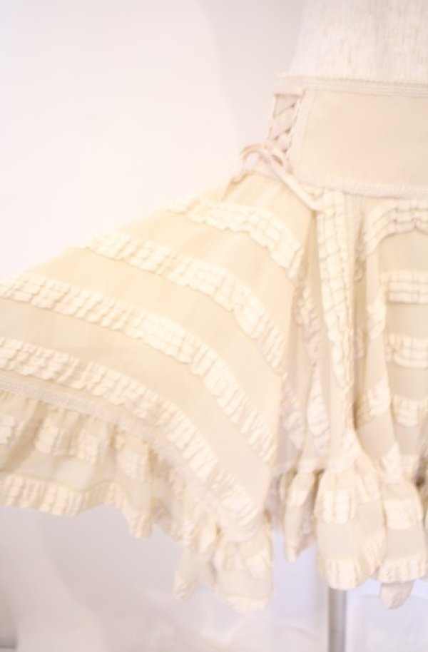 画像2: abilletage / イレギュラーヘムスカート  ベージュ O-26-01-27-1009-GO-SK-IG-OS (2)