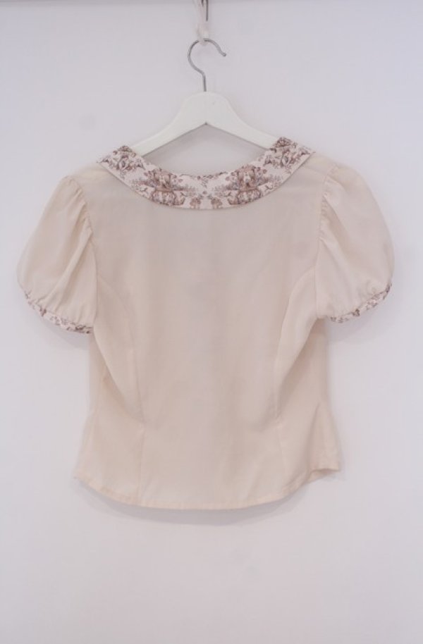 画像4: abilletage / 童話の世界 パフスリーブブラウス  アイボリー O-26-01-27-1002-0-BL-IG-OS (4)