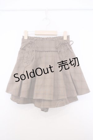 画像: axes femme / ダブルレースアップスカパン M ブラウン O-26-01-27-057-AX-PA-OW-OS