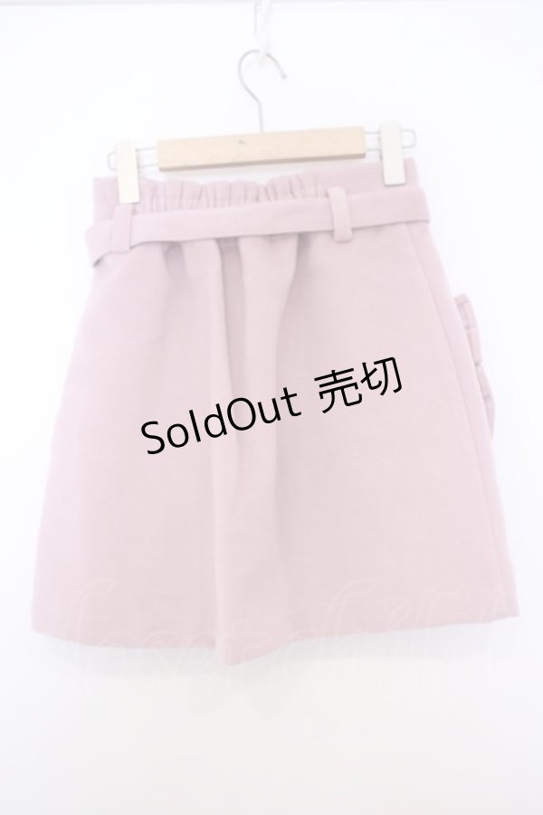 画像2: Honey Cinnamon / ハートバックル起毛スカート F ピンク O-26-01-27-062-LO-SK-OW-OS (2)