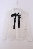 画像1: Rojita / リボン付きレースブラウス F シロ O-26-01-27-068-LO-BL-OW-OS (1)