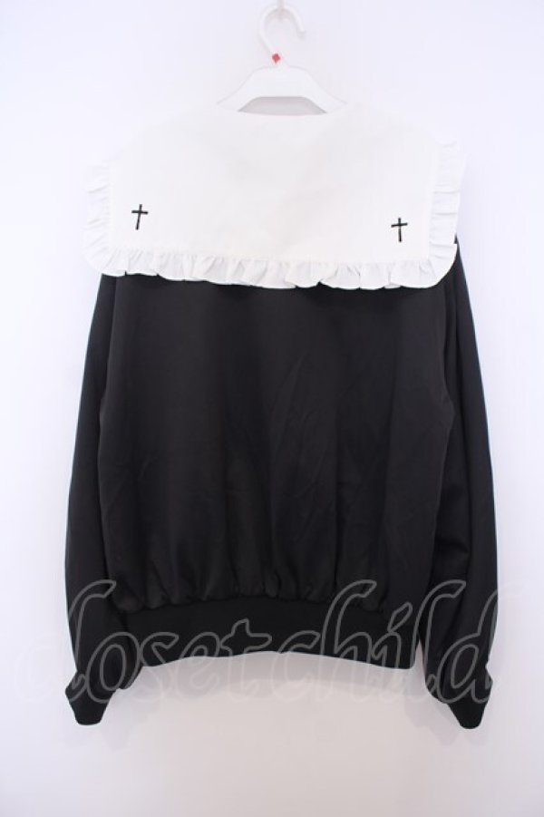 画像3: Ank Rouge / フリルセーラーブルゾン M クロ O-26-01-27-071-CA-JA-OW-OS (3)