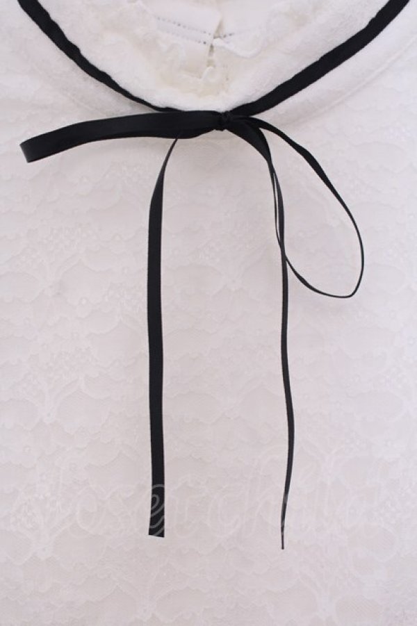 画像2: Ank Rouge / ハイネックレーストップス M シロ O-26-01-27-075-CA-TO-OW-OS (2)