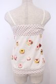 画像3: MILK / ケーキ柄キャミソール  シロ O-26-01-27-088-ML-TO-OW-OS (3)