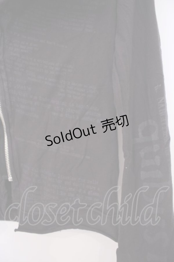 画像3: h.ANARCHY / 英字ptZIPカーディガン  グレー O-26-01-27-089-HN-TO-OW-OS (3)