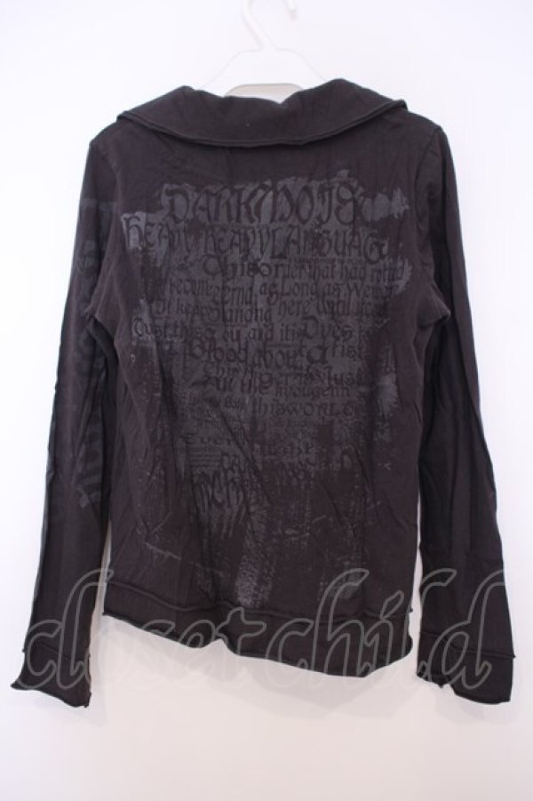 画像4: h.ANARCHY / 英字ptZIPカーディガン  グレー O-26-01-27-089-HN-TO-OW-OS (4)