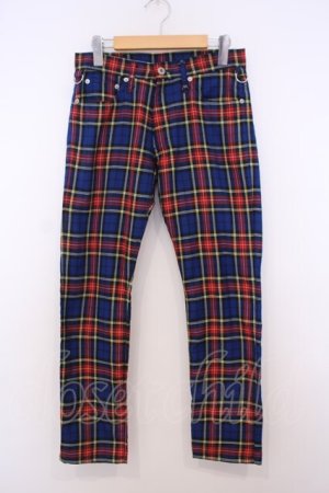画像: SEXY DYNAMITE LONDON / タータンチェックパンツ S ブルーチェック O-26-01-27-092-PU-PA-IG-OS