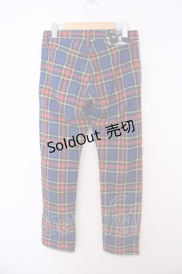 画像4: SEXY DYNAMITE LONDON / タータンチェックパンツ S ブルーチェック O-26-01-27-092-PU-PA-IG-OS (4)