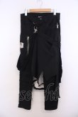 画像1: STIGMATA / ラップ付き継ぎ接ぎパンツ XS ブラック O-26-01-27-094-GO-PA-IG-OS (1)