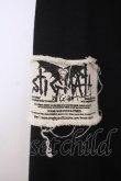 画像2: STIGMATA / ラップ付き継ぎ接ぎパンツ XS ブラック O-26-01-27-094-GO-PA-IG-OS (2)