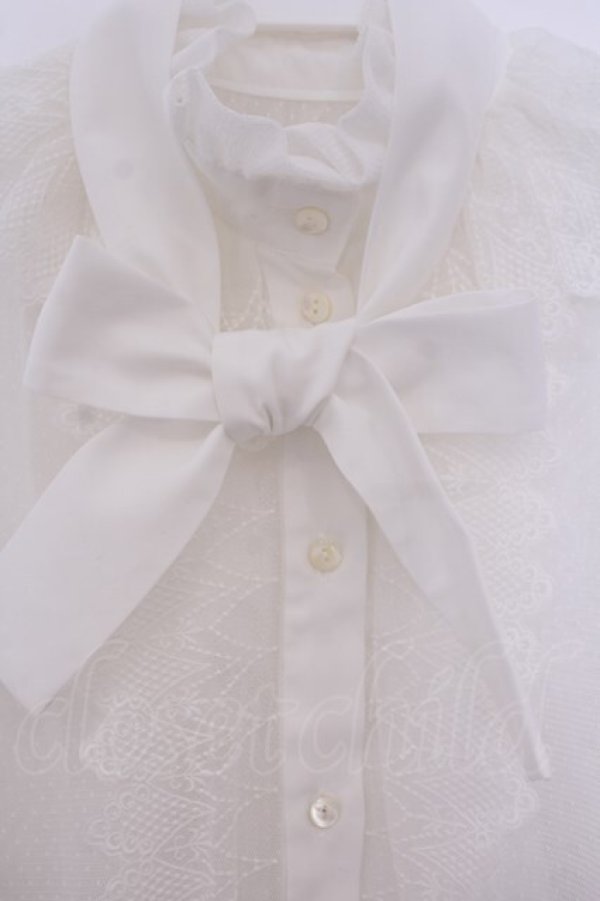 画像2: Royal Princess Alice / ミカエルブラウス  シロ O-26-01-27-097-LO-BL-IG-OS (2)