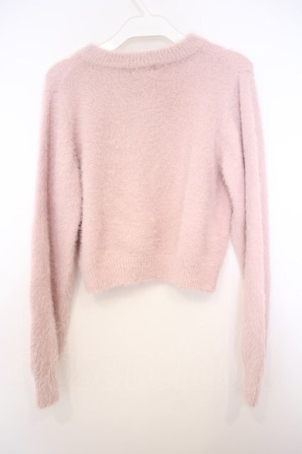 画像3: m petit by misako / MSKリボンカーディガン S ピンク O-26-01-27-017-LO-TO-IG-OS (3)