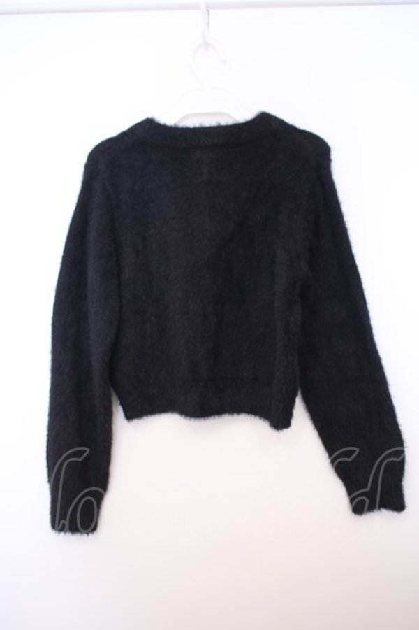 画像3: m petit by misako / MSKリボンカーディガン S クロ O-26-01-27-018-LO-TO-IG-OS (3)