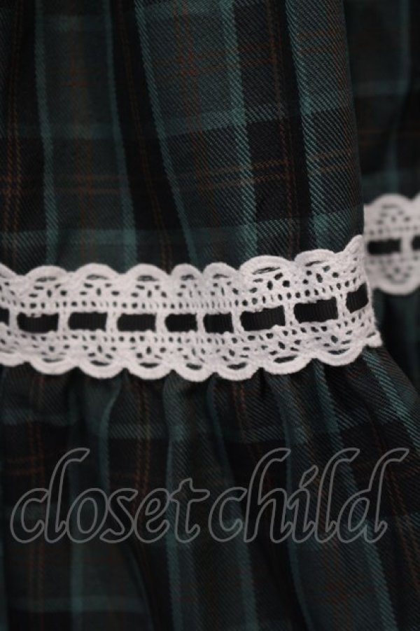 画像2: Eri Aino's Collection / シャーロットの水曜日スカート M グリーンチェック O-26-01-27-020-LO-SK-IG-OS (2)