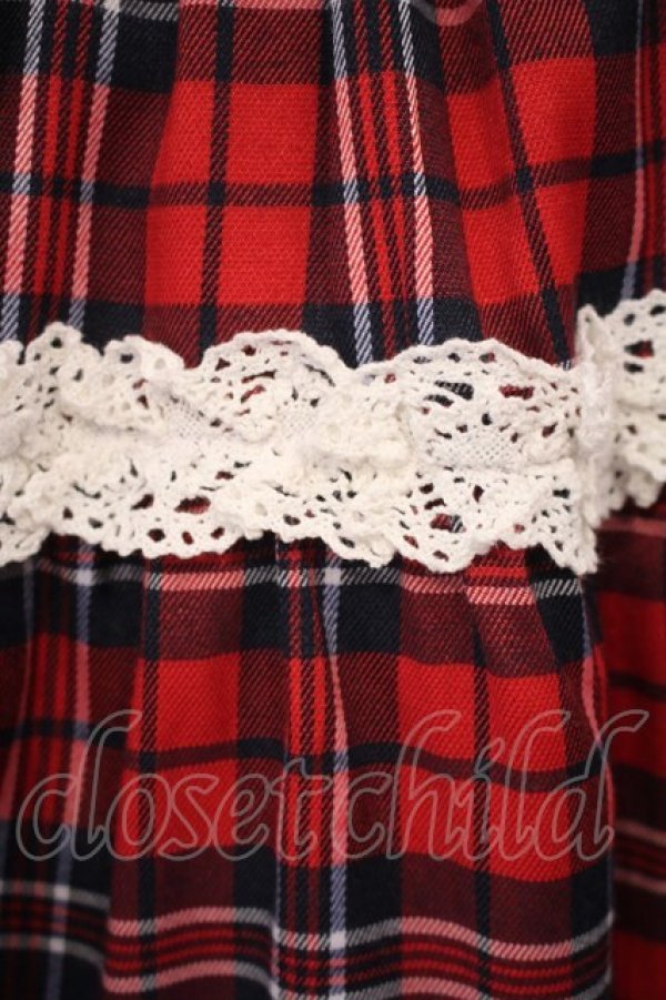 画像3: axes femme kawaii / タータンチェックジャンスカ  アカ O-26-01-27-023-AX-OP-IG-OS (3)