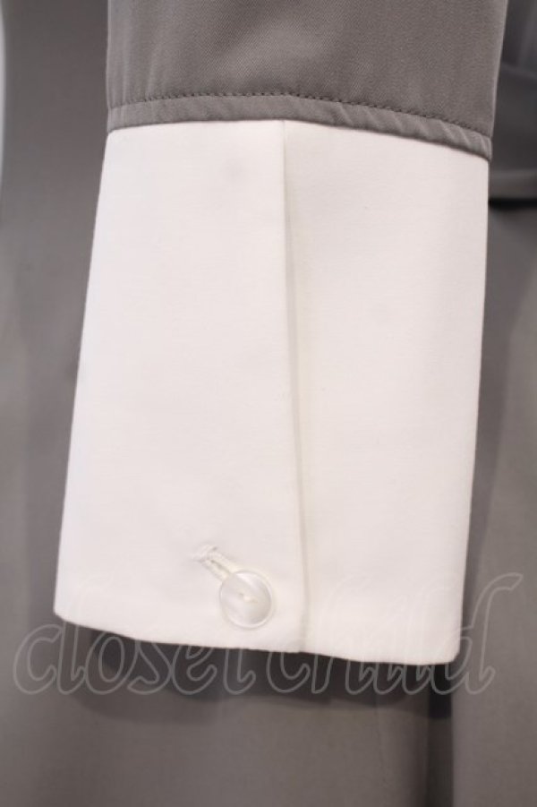 画像4: ATELIER BOZ / キャロルワンピースネオ  グレー×ホワイト O-26-01-27-024-EL-OP-IG-OS (4)